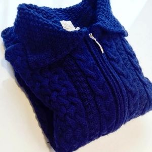 Vintage cable knit cardigan